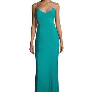 Laundry By Shelli Segal Teal Cutout Dress